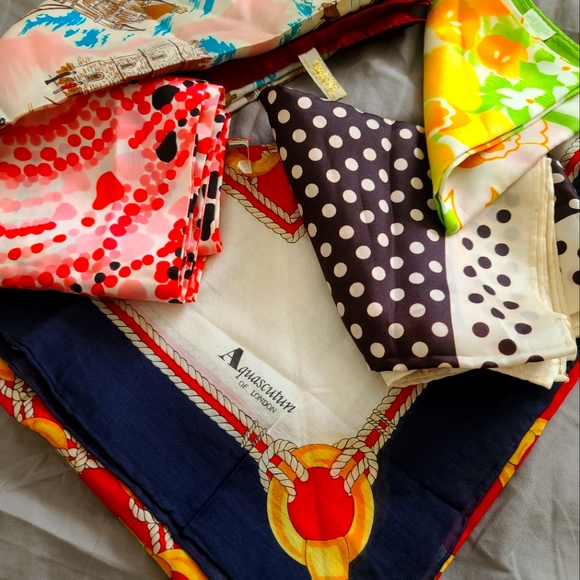 Aquascutum Silk Scarf Collection - Picture 1 of 1